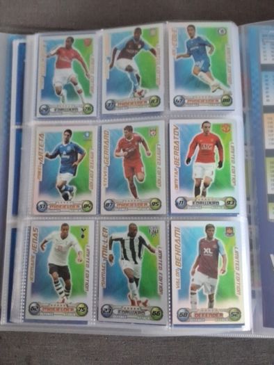 Match attax cards 08/09