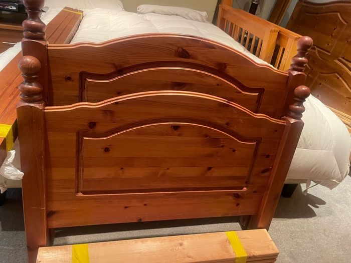 Lovely Sturdy Single Wooden Bed Frame - Can Deliver