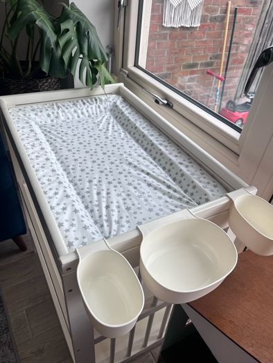 Ikea changing table & accessories