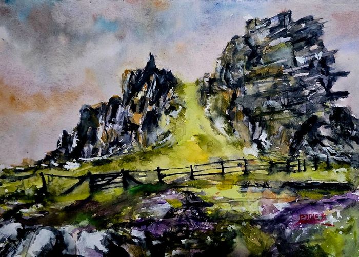 skelligs watercolour