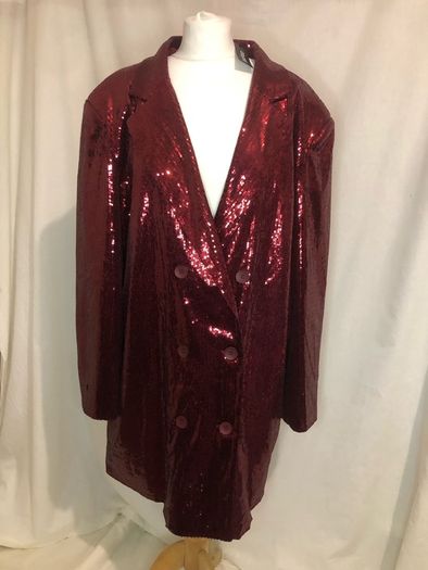 NEW Boohoo sequinned blazer dress (20)