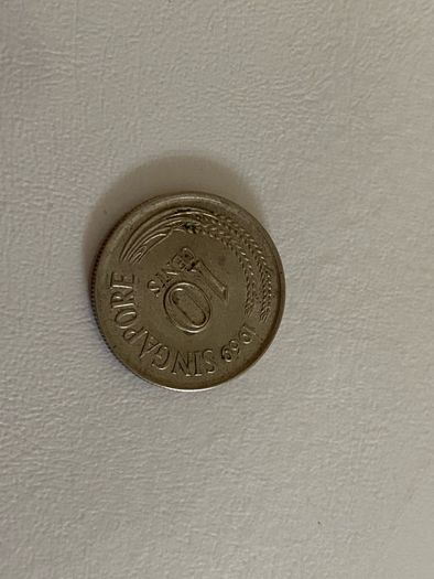 1969 Singaporean 10 cents