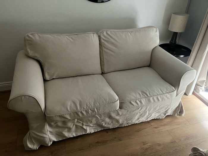 IKEA Ektorp 2 Seater and Footstool