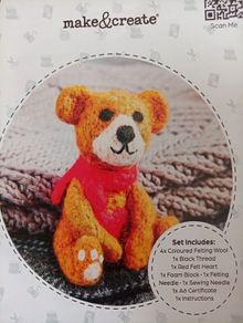 Needle Felting kit "bear"