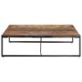 Coffee Table 140x140x40 cm Solid Reclaimed Wood Image 3