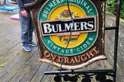 Original Bulmers Vintage double sided sign