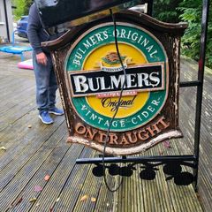 Original Bulmers Vintage double sided sign