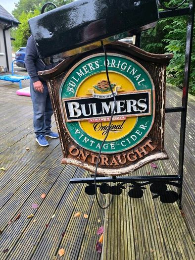 Original Bulmers Vintage double sided sign