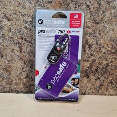 PACSAFE PROSAFE 750 luggage lock anti theft travel gear lock and keycard BRAND NEW