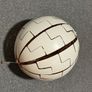 Pair of IKEA PS 2014 Death Star Pendant Lamps White Copper Image 2