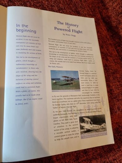 The History of Powered Flight stamp book