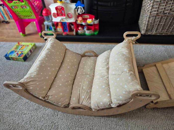 Montessori Climbing Set Pikler Rocker and Slide