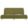 Bed Frame Green Fabric 150x200 cm Image 5