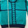 Hand Knit Vintage Aran style Jumper. Size XL Image 7