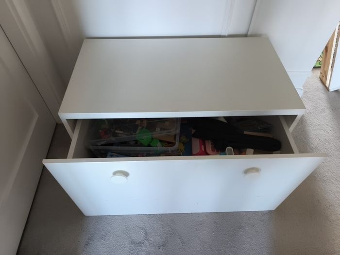 Ikea Toy Box White