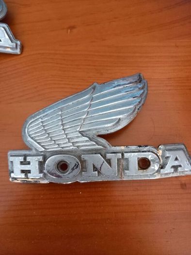 Old and Rare Honda motorcycle emblems Badges Rare  mid 70s mid 80s