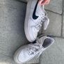 Nike white and black air forces Image 2