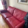Leather sofa bed Image 4