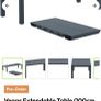 Garden table extendable and 8 chairs. Image 3