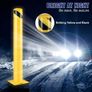 Safety Bollard, 42 Inch Height Bollard Post, 4.5 Inch Diameter Steel Pipe Safety Bollard Post, Yellow Steel Bollard, Steel Safety Bollard with 8 Anchor Bolts Image 4