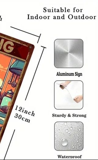 Beware Of, Well Just Be Aware ; Metal Sign