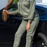 Suede Look Tracksuit size uni fits most Image 6