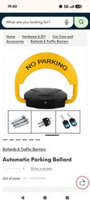 Automatic Parking Bollard with remote control X 2