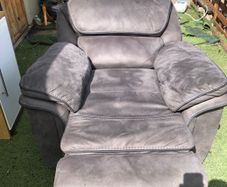 furniture recliner arm chair 4ft leather bed frame