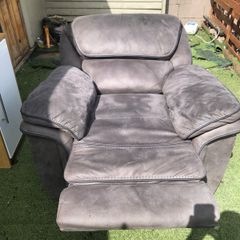furniture recliner arm chair 4ft leather bed frame