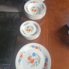 Ansley ..Famille rose dinner set