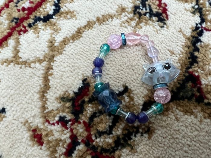 Toy cat bracelet transformer beaded