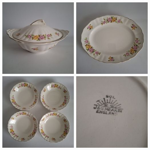 J&G Meakin Tureen, Platter & bowls