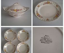 J&G Meakin Tureen, Platter & bowls