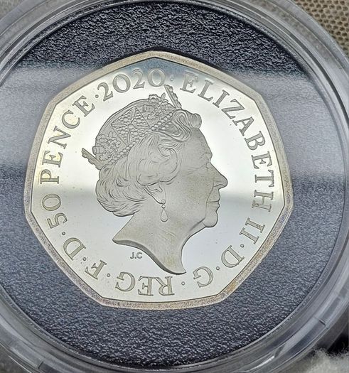 Royal Mint 2020 50p Silver Proof Dinosauria Collection Magalozaurus