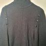 womens KAREN MILLEN  jumper shawl knitted wool blend Size XS extra small Image 3