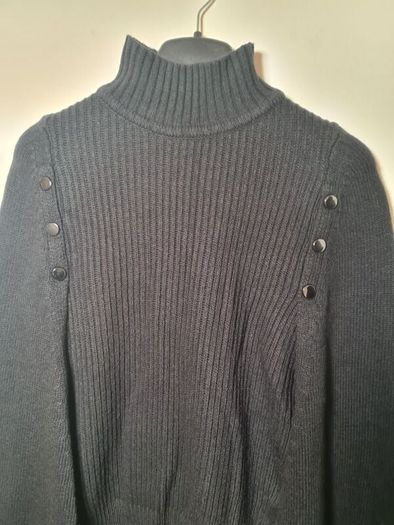 womens KAREN MILLEN  jumper shawl knitted wool blend Size XS extra small