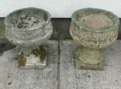 Antique decorative planters