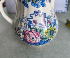Vintage Large Creamer or a Jug Strathmore Franciscan Ironstone England Fine China. Replacement creamer Collectible China.