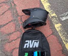 raven motorbike helmet