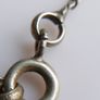 Vintage 925 Sterling Silver Slim Cobra Necklace length 18" - 4,3g Image 7