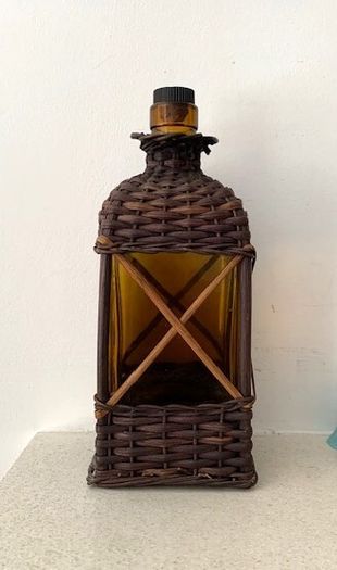Vintage Musical Armagnac Bottle 1960s