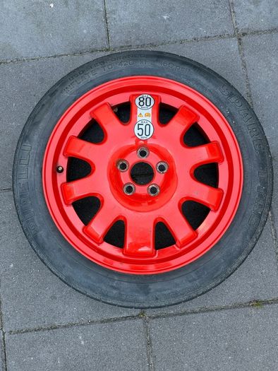 Spare wheel 135/80 R18 jaguar