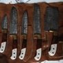 Set Knives 5 pieces Handmade Damascus Image 7