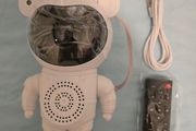 astronaut night light projector with bluetooth speaker