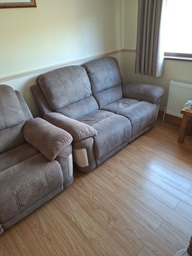 2 X 2 Seater Couches + 1 Armchair, All Recliners