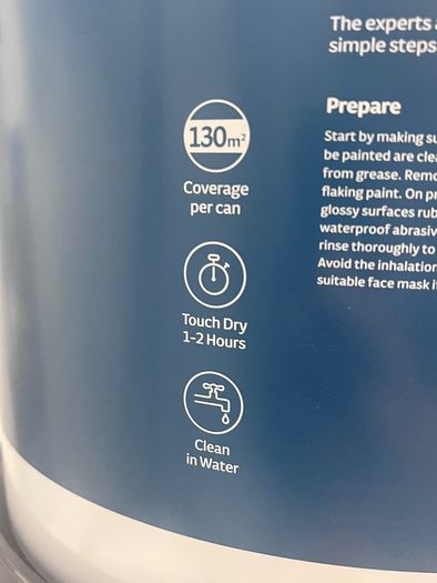 20 Litres of interior paint - Wicker Basket