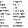 Platinum Golden Sapphire Solitaire Ring Image 3