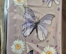 light purple butterfly and daisy casr