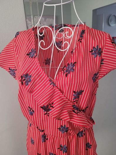 red summer dress