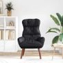 Armchair Black  Artificial Leather Image 3